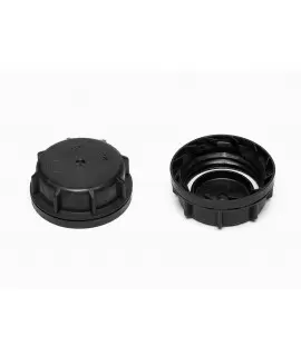 BOUCHON AVEC JOINT EN HDPE 61 mm, noir, pièce