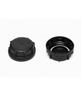 TAPPO CON GUARNIZIONE IN HDPE 61 mm, nero, pz