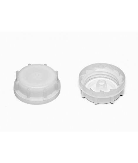 KAMŠTIS SU ALSUOKLIU HDPE 61 mm, baltas, vnt