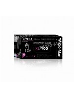 GUANTI IN NITRILE MONOUSO, XL taglia, nero, confezione