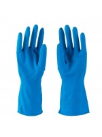 GANTS EN CAOUTCHOUC, L Taille, bleu