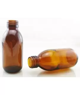 BUTELIK Z BRĄZOWEGO SZKŁA PP 28 S (115 ml), szt.