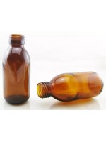 BOTTIGLIETTA IN VETRO MARRONE PP 28 S (115 ml), pezzo