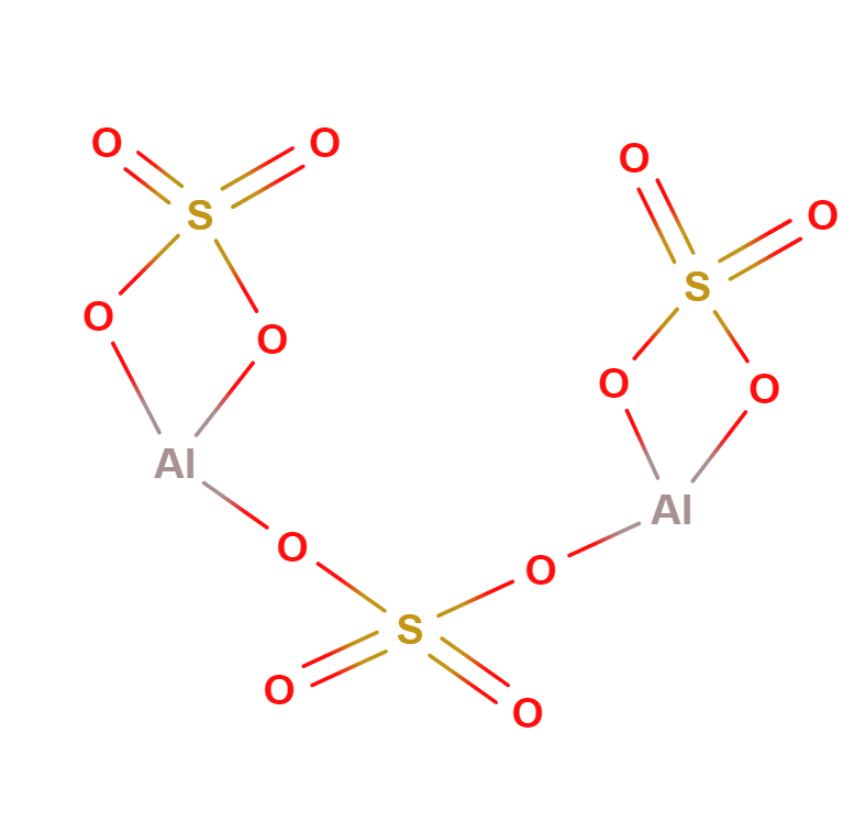 Alumīnija sulfāts 2D