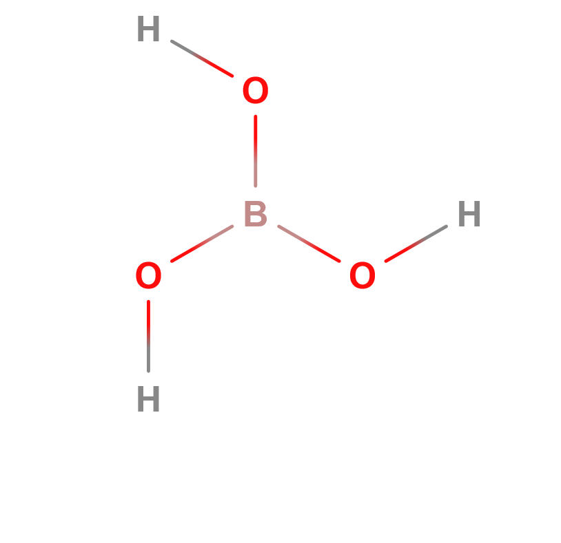 Boric acid 2D
