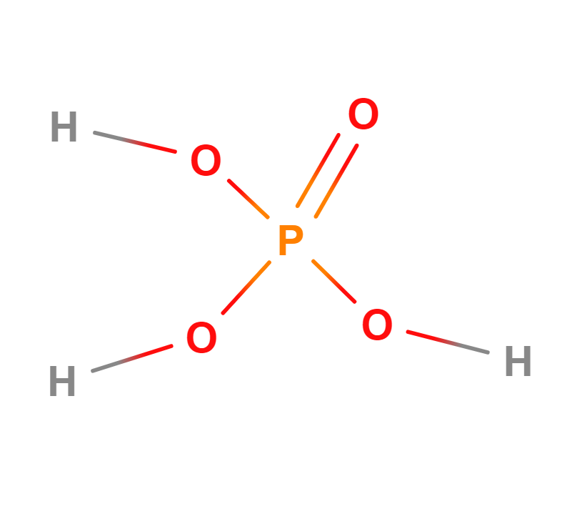 Phosphoric acid 2D