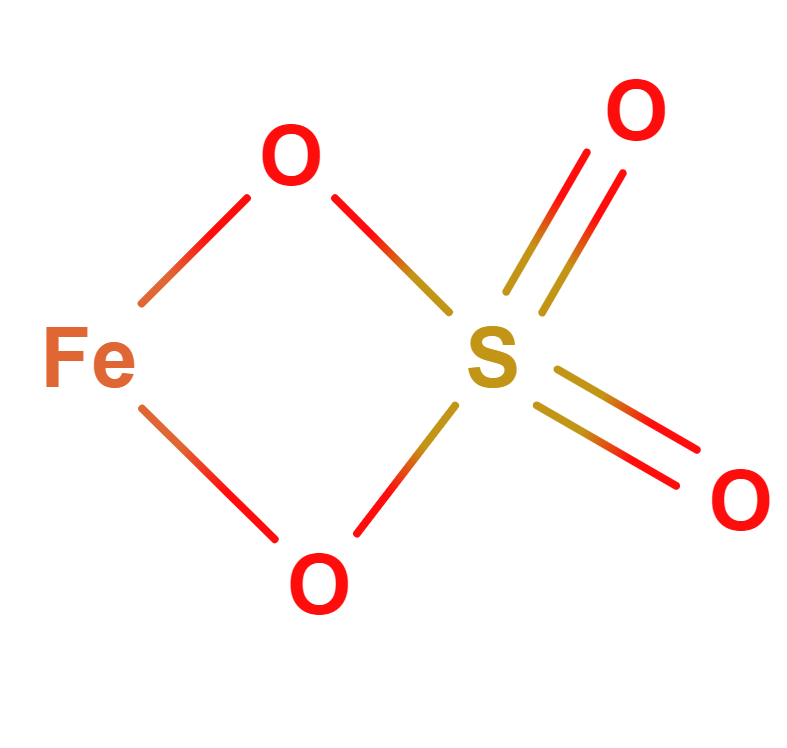 Iron II sulfate 2D