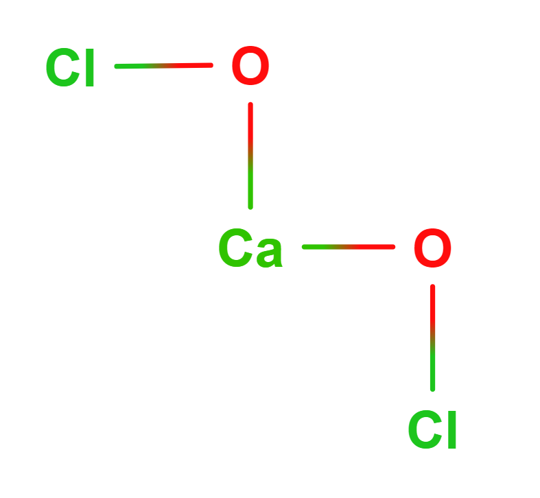 Kalcio hipochloritas 2D