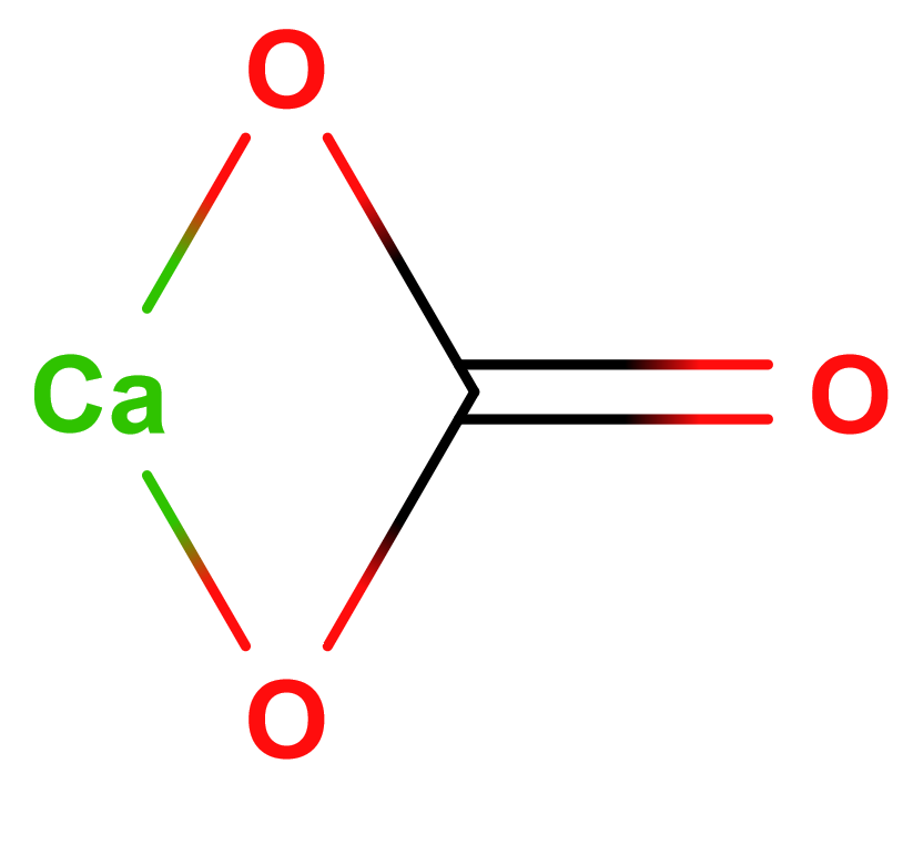 Kalcio karbonatas 2D