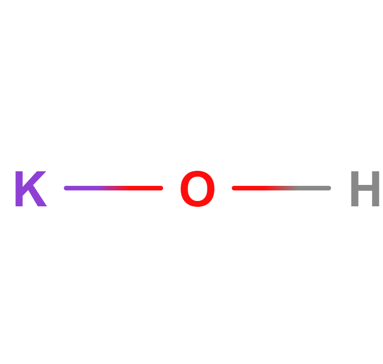 Kalio hidroksidas 2D