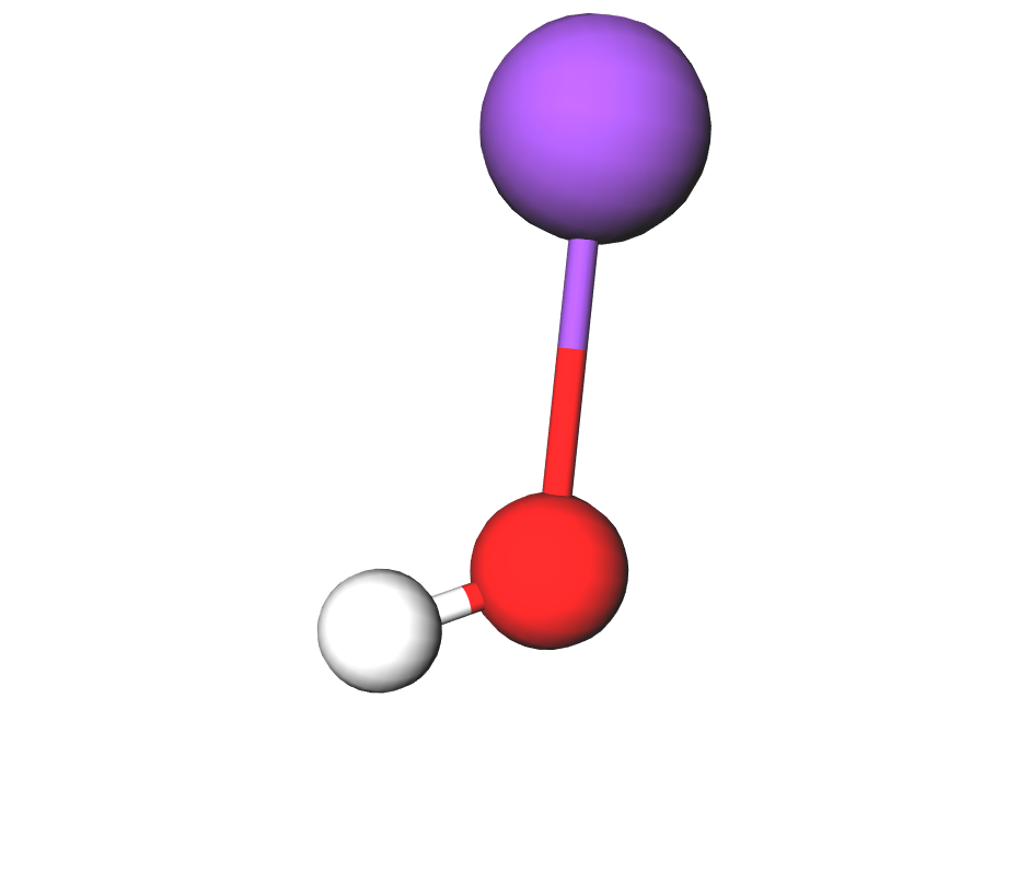 Potassium hydroxide 3D