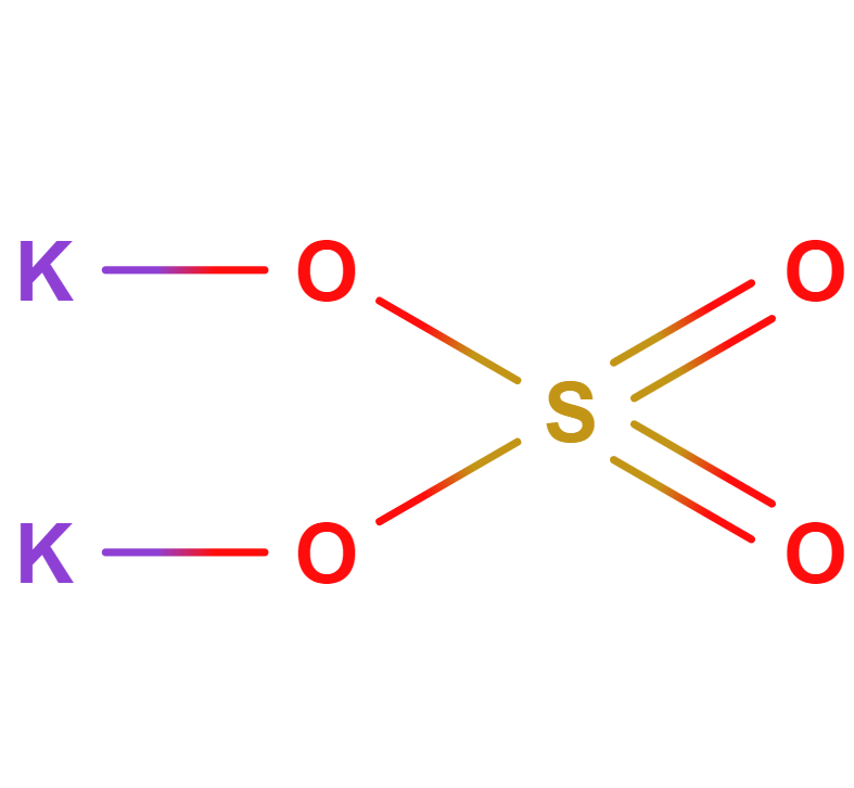 Potassium sulfate 2D