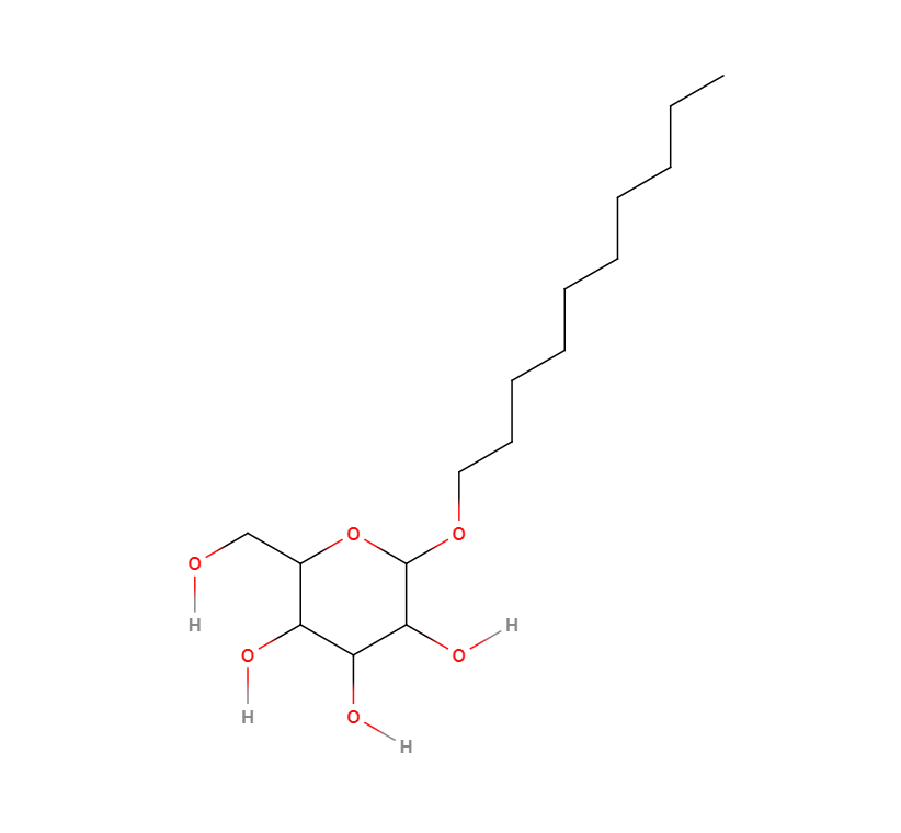 Kapril glikozidas 2D