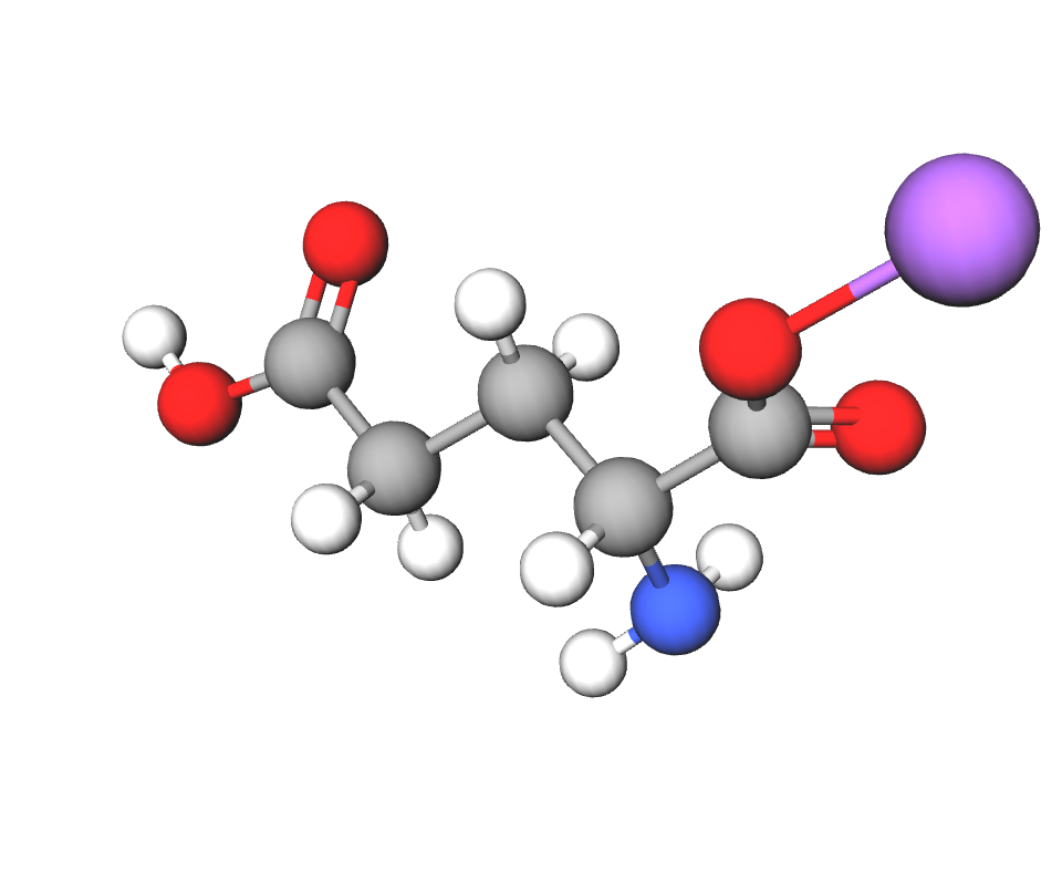 Monosodium glutamate 3D