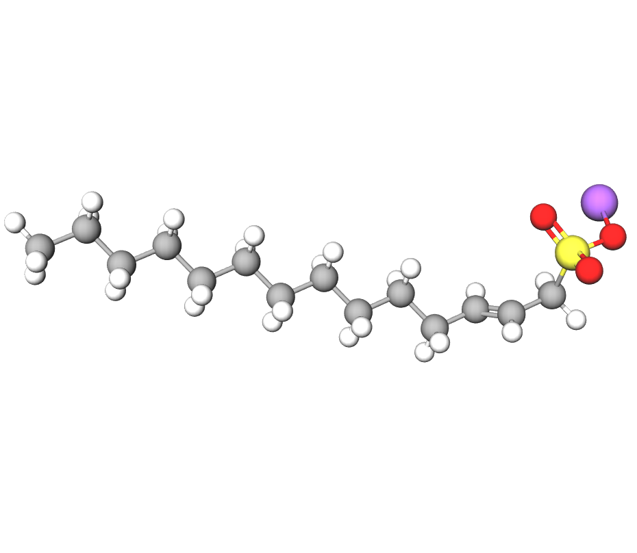 Natrio alfa-olefino sulfonatas (AOS) 3D
