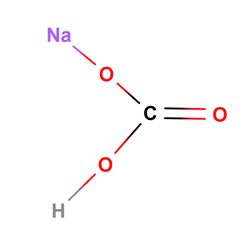 Natrio hidrokarbonatas 2D