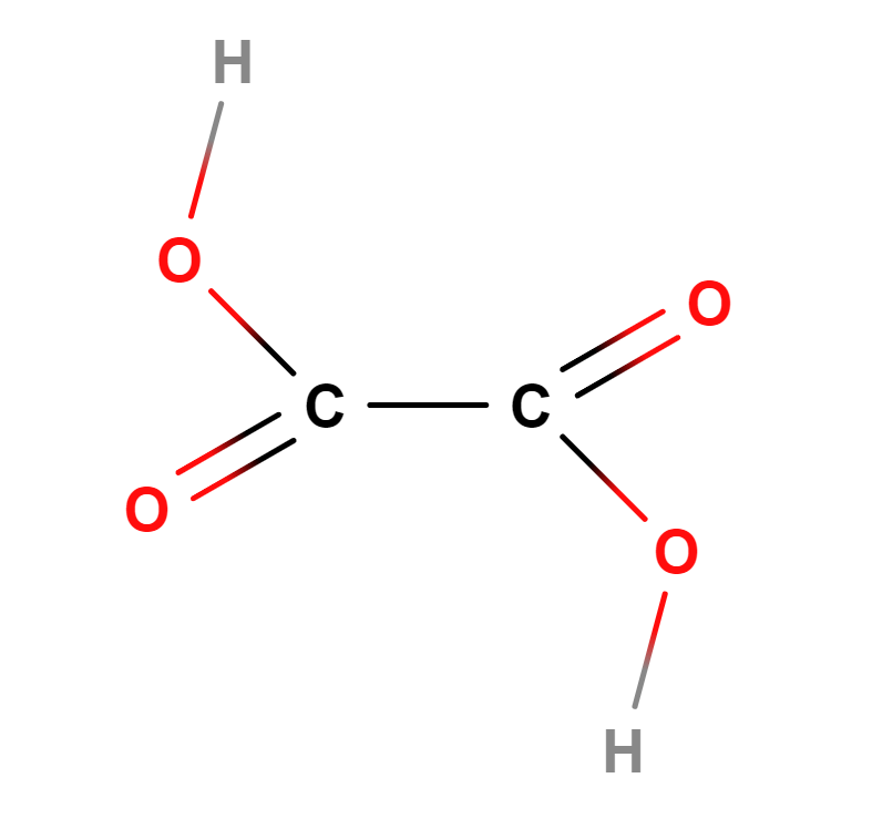 Oxalic acid 2D