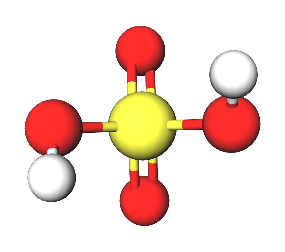 Sulfuric acid 3D