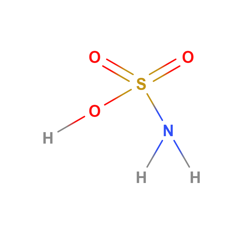 Sulfamic acid 2D