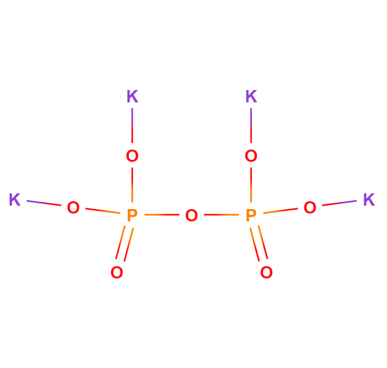 Tetrakalio pirofosfatas 2D