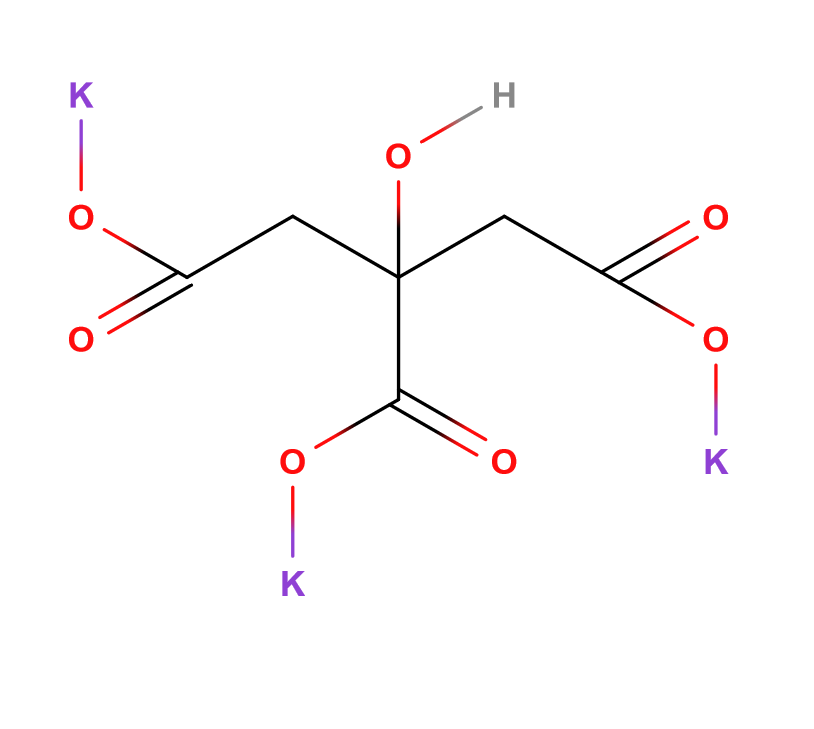 Potassium citrate 2D